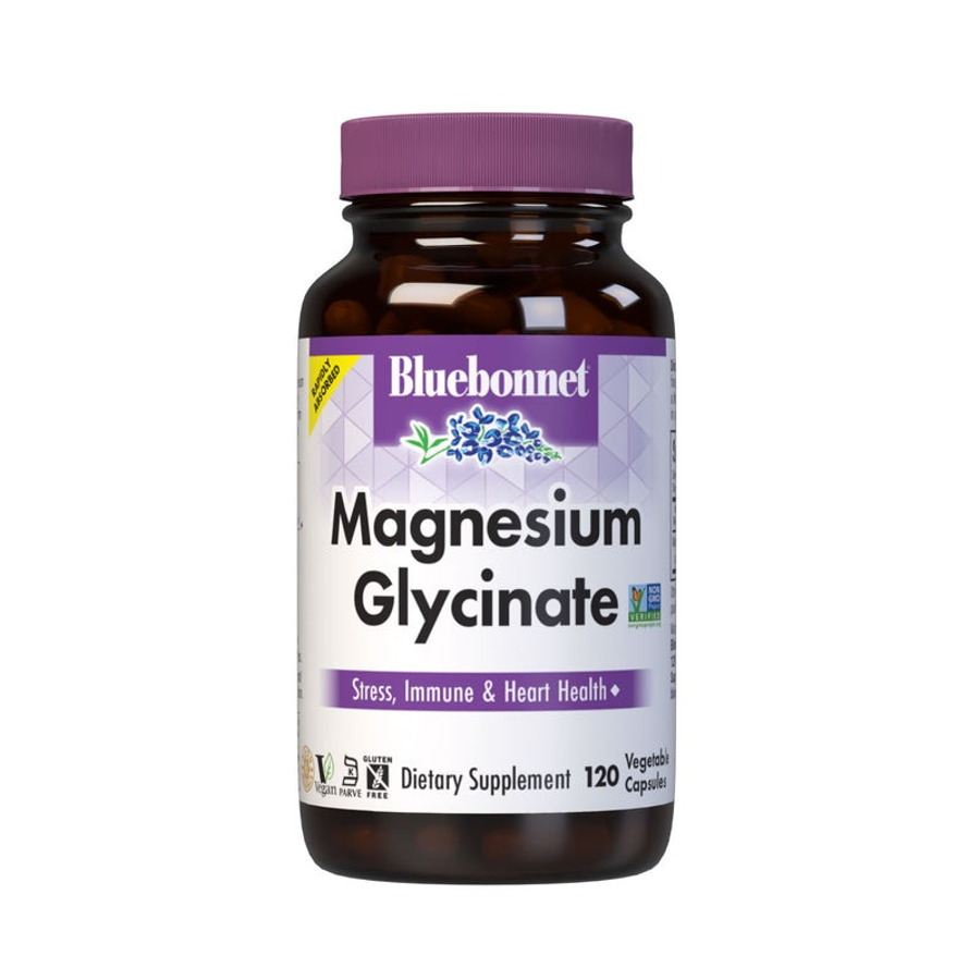 Bluebonnet Magnesium Glycinate 400 mg 120 VegCaps