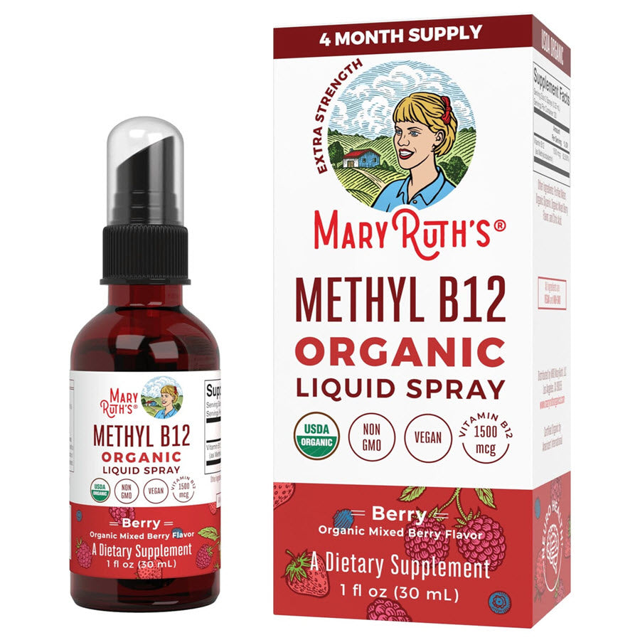 MaryRuth's Organic Strawberry Methyl B12 Liquid Spray 1 fl. oz.