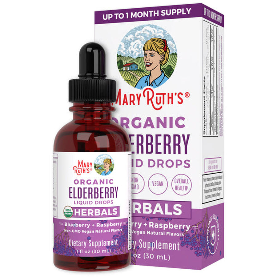 MaryRuth's Organic Elderberry Liquid Drops 1 fl. oz.