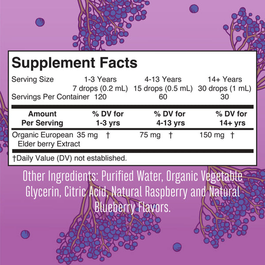 MaryRuth's Organic Elderberry Liquid Drops 1 fl. oz.