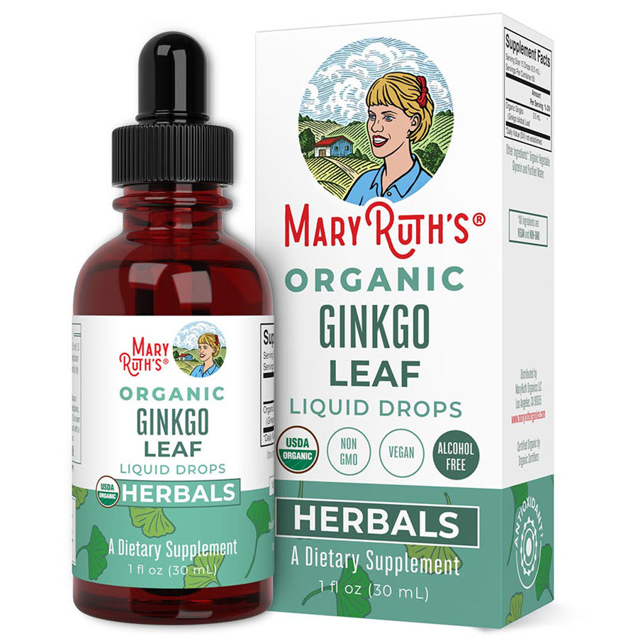 MaryRuth's Organic Ginkgo Leaf Liquid Drops 1 fl. oz.