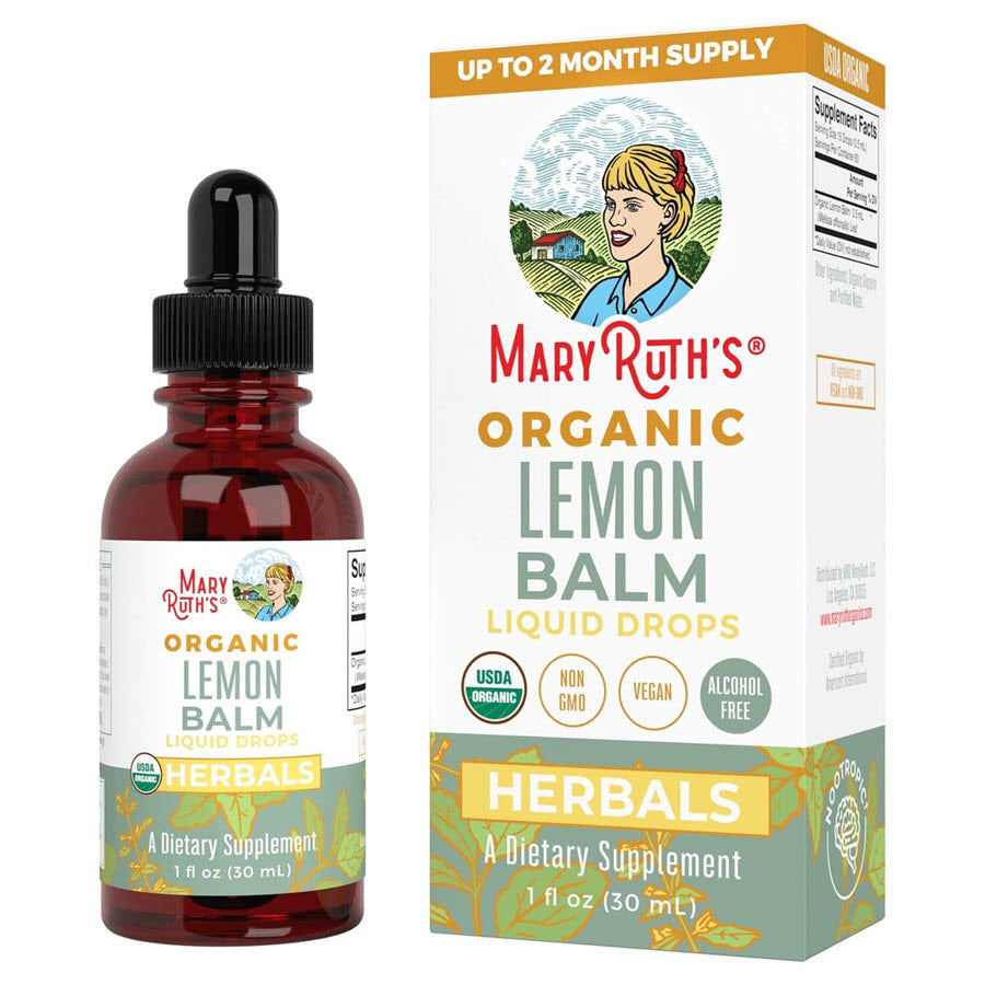 MaryRuth's Organic Lemon Balm Liquid Drops 1 fl. oz.