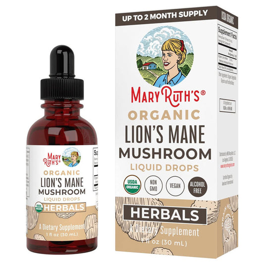 MaryRuth's Organic Lion's Mane Liquid Drops 1 fl. oz.