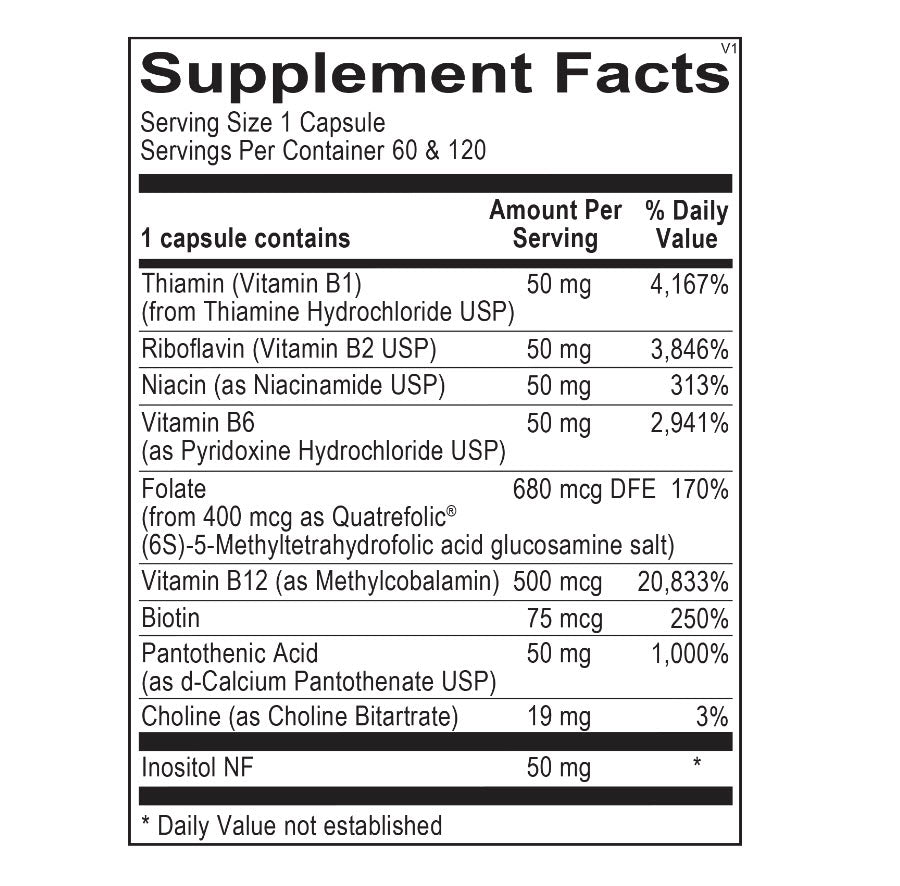 Ortho Molecular Methyl B Complex