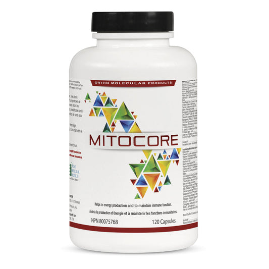 Ortho Molecular Mitocore, 120 Capsules