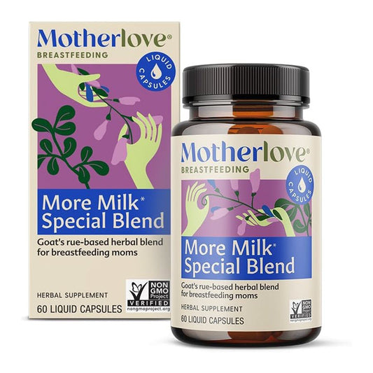 Motherlove More Milk Special Blend Herbal Lactation Supplement w/Goat’s Rue - 60 liquid caps