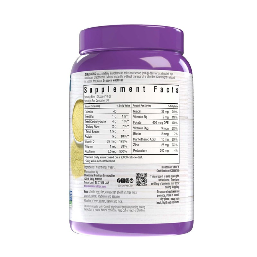 Bluebonnet Non-Bitter Nutritional Yeast Flakes - 10.58 oz