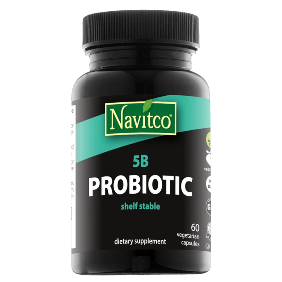 Navitco 5B Probiotic, 60 Vegetarian Capsules