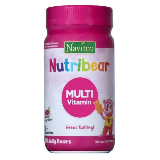 Navitco NutriBear Multi Vitamin Chewable Gummies - Fruit Flavor, 60 Gummies