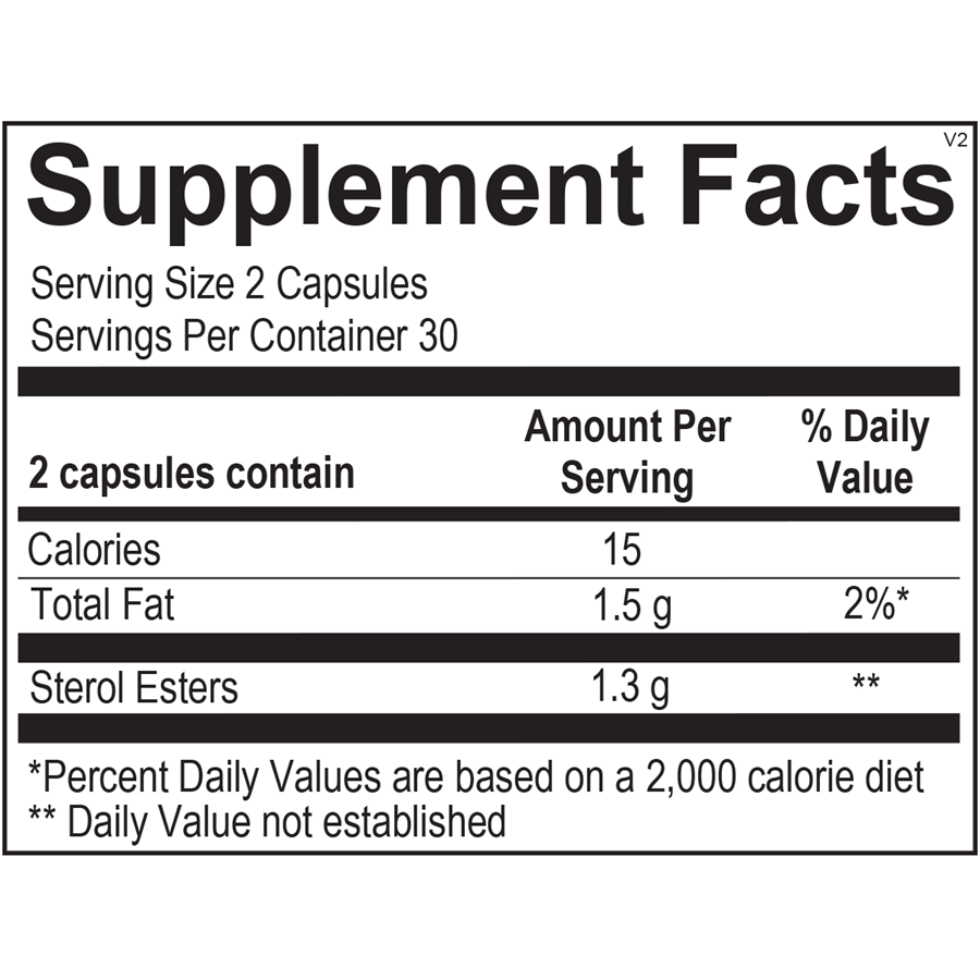 Ortho Molecular Plant Sterols, 60 Capsules