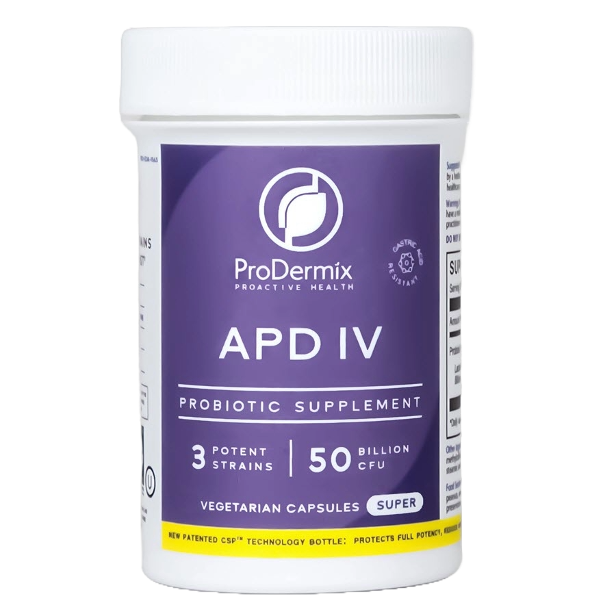 ProDermix APD IV Probiotic Supplement 50 Billion CFUs Super, 30 Vegetarian Capsules