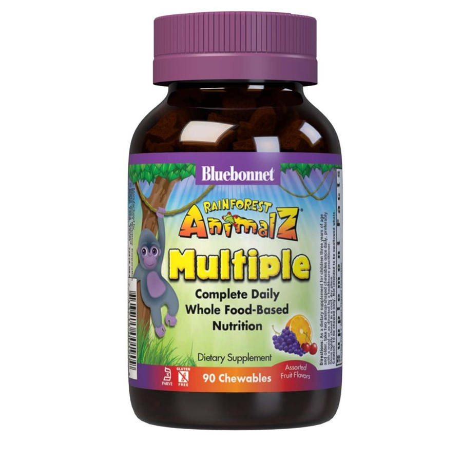 Bluebonnet Rainforest Animalz Children's Multi, - 90 Chewables