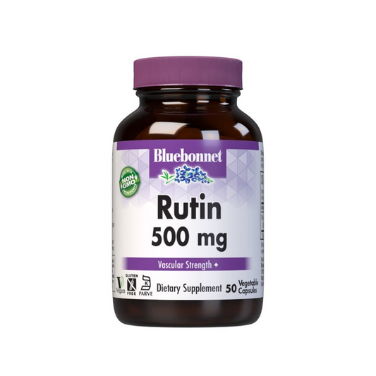 Bluebonnet Rutin 500 Mg, 50 Vegetarian Capsules