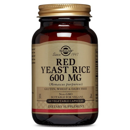 Solgar Red Yeast Rice, 60 Vegetable Capsules