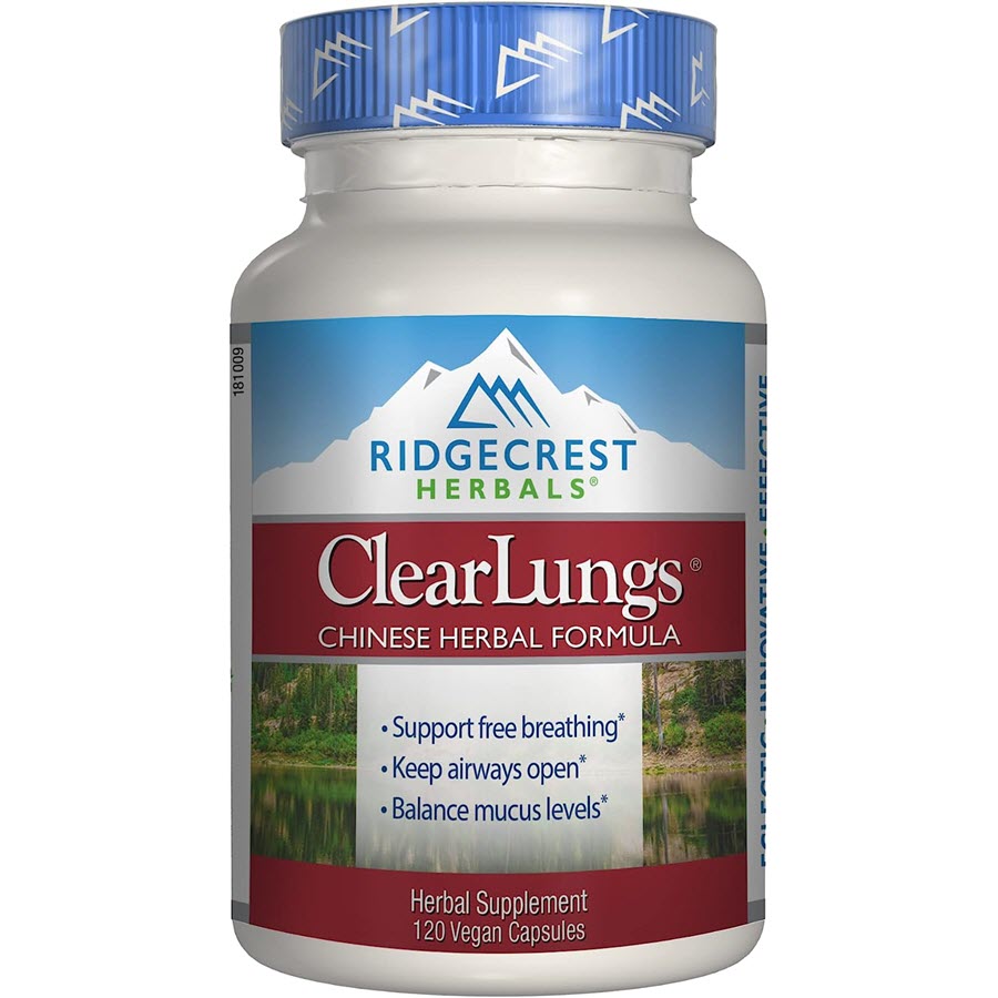 Ridgecrest Herbals ClearLungs Original 120 count