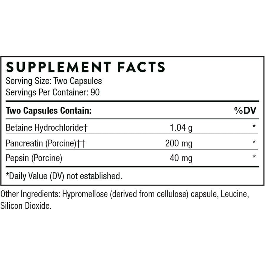 Thorne Multi Enzyme, 180 Capsules