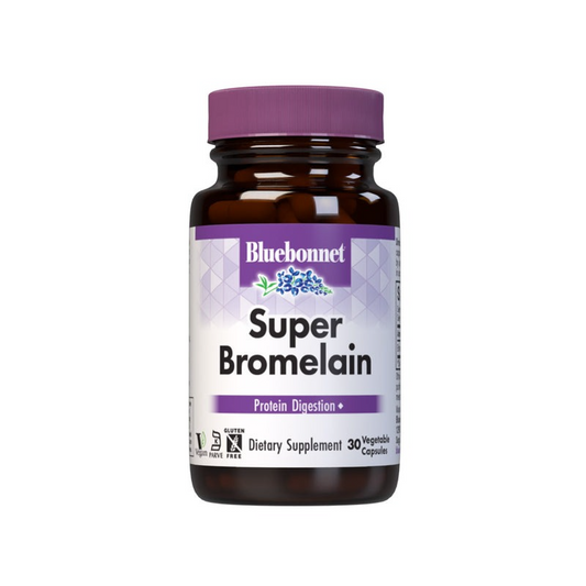 Bluebonnet Super Bromelain 500 mg - 30 Vegetable Capsules