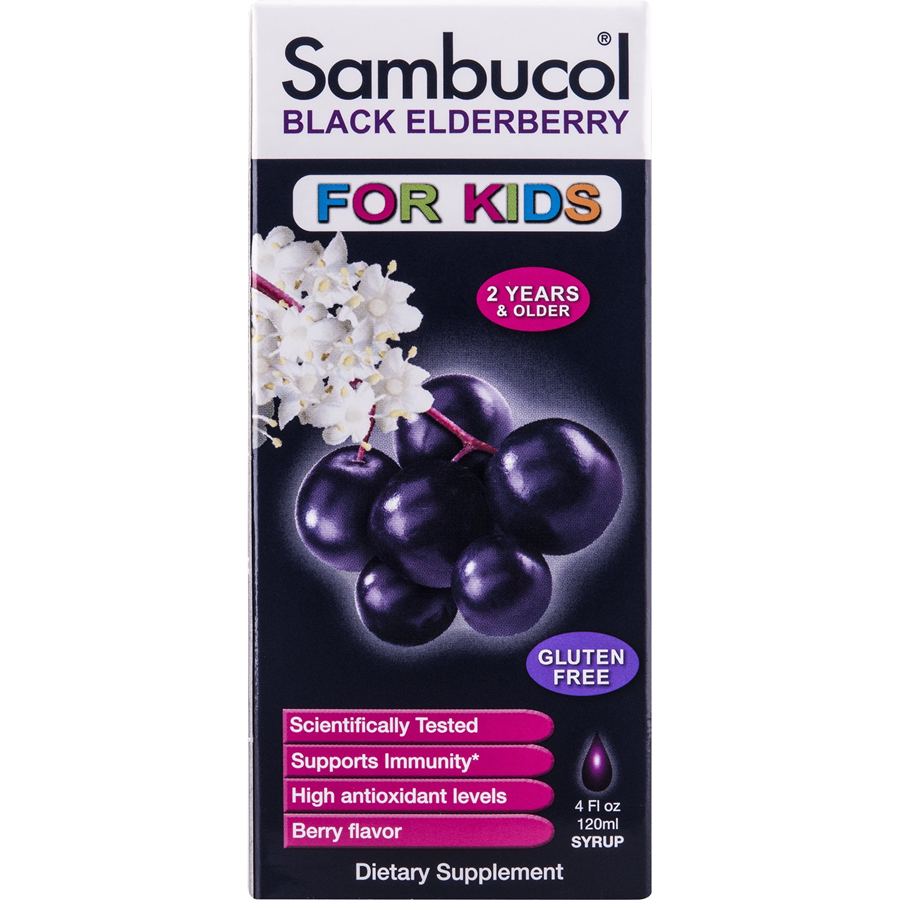 Sambucol Black Elderberry Liquid For Kids - 4 fl oz