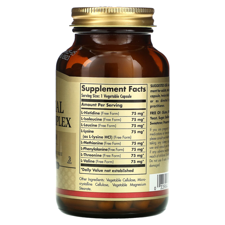 Solgar Essential Amino Complex, 90 Vegetable Capsules