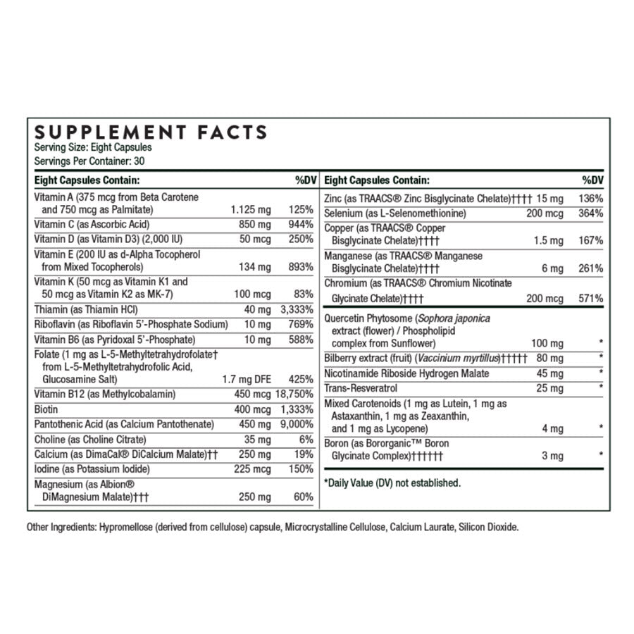 Thorne Advanced Nutrients 240 Capsules