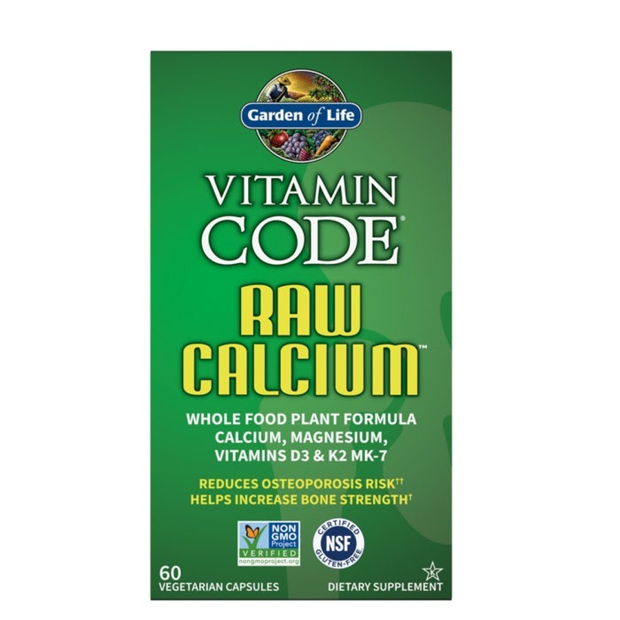 Garden of Life Vitamin Code, RAW Calcium, 60 Vegetarian Capsules