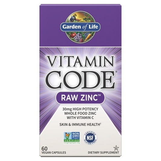 Garden Of Life Vitamin Code Zinc, 60 Vegan Capsules