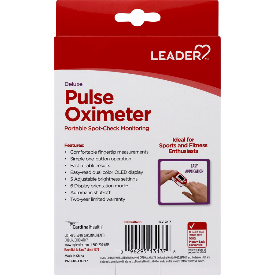 Leader Pulse Oximeter