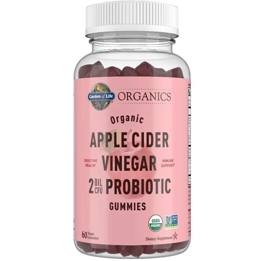 Garden of Life Organics Apple Cider Vinegar Probiotic 60 Gummies