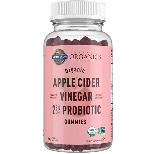 Garden of Life Organics Apple Cider Vinegar Probiotic 60 Gummies