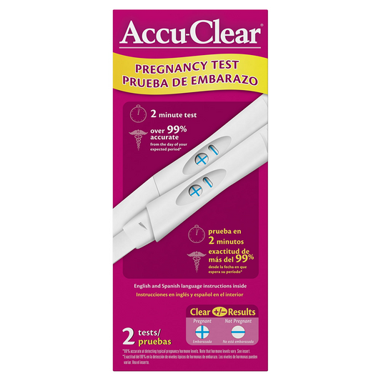 Accu-Clear Pregnancy Test - 2 Count