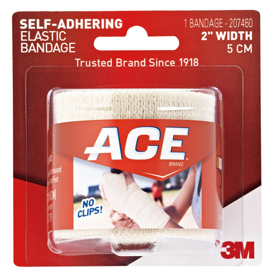 ACE ATHLETE Self-Adhering Elastic Bandage, 2 Inches wide, 1ct