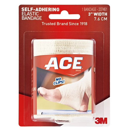 ACE ATHLETE Self-Adhering Elastic Bandage, 3 Inches wide, 1ct