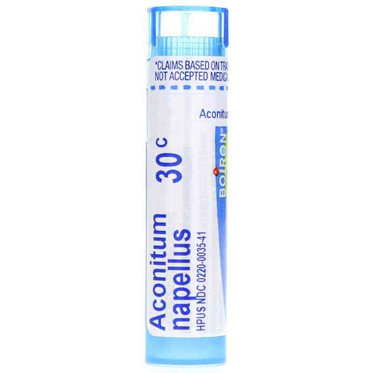 Boiron Aconitum Napellus 30C Homeopathic Single Medicine For Cough, Cold & Flu - 80 Pellet