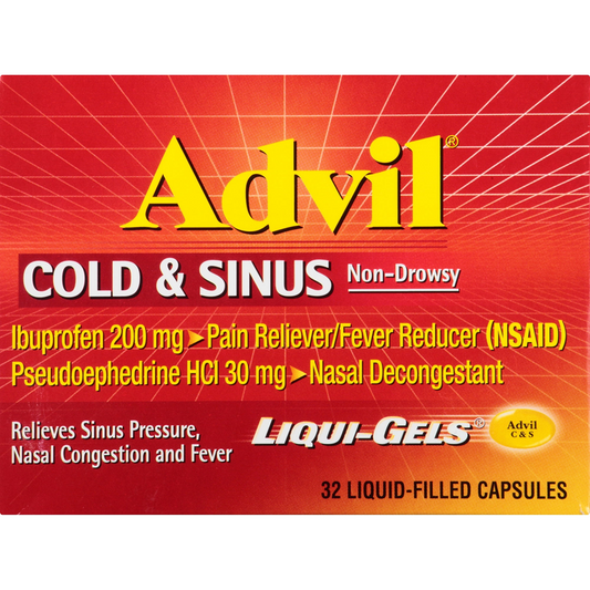 Advil Cold & Sinus Liqui-Gels - 32 Count