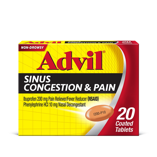 Advil Allergy & Congestion Relief Tablets, 20 Tablets