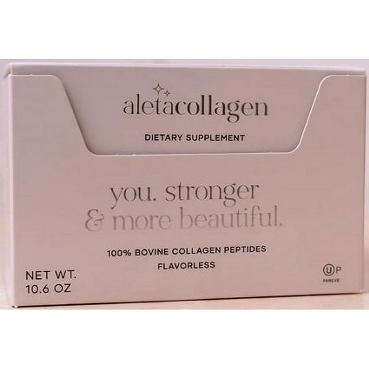 AletaCollagen 100% Hydrolyzed Bovine Collagen Packets - 10.6oz