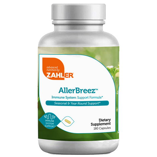 Zahler AllerBreez - Support for Environmental Challenges, 180 Vegetable Capsules