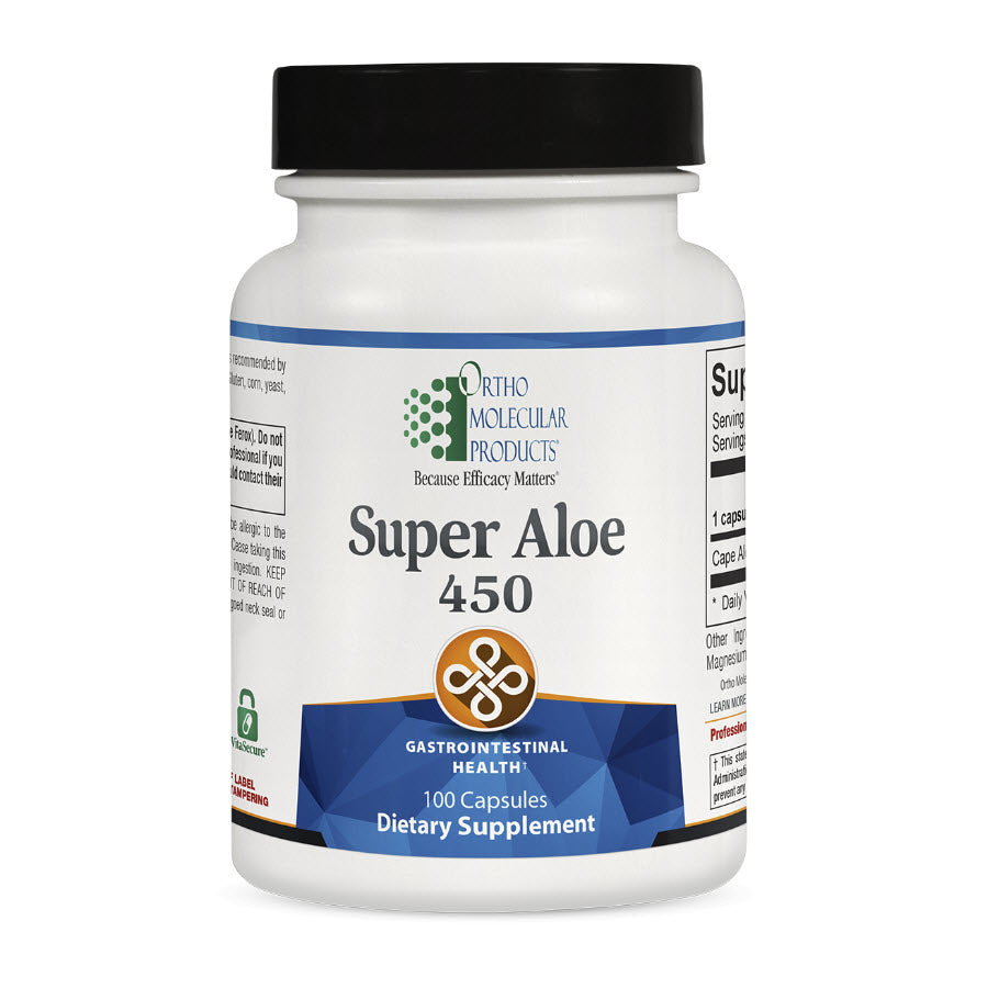 Ortho Molecular Super Aloe 450 100 Capsules