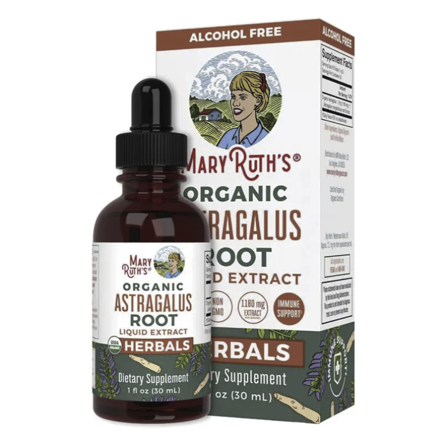 MaryRuth's Organic Astragalus Root Liquid Herbals 1 fl. oz.