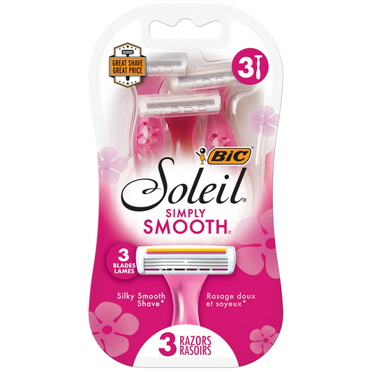 BIC Soleil Simply Smooth Disposable Razors - 3ct