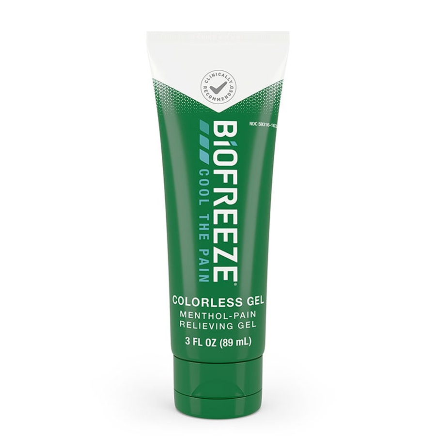 Biofreeze Classic Pain Relief Colorless Gel Tube, 3oz