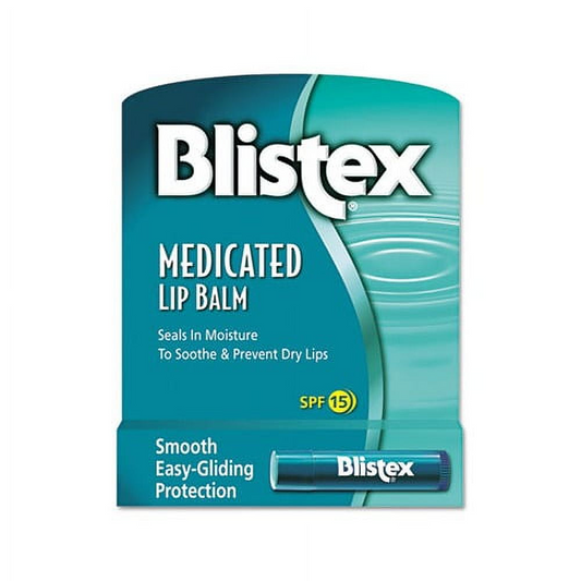 Blistex Medicated Lip Balm, Regular SPF 15, 1 Ea