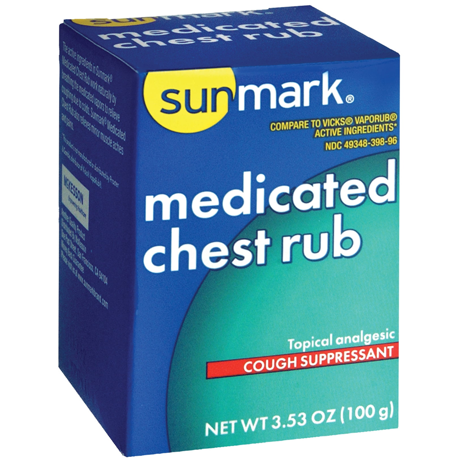 Sunmark Medicated Chest Rub, 3.53oz