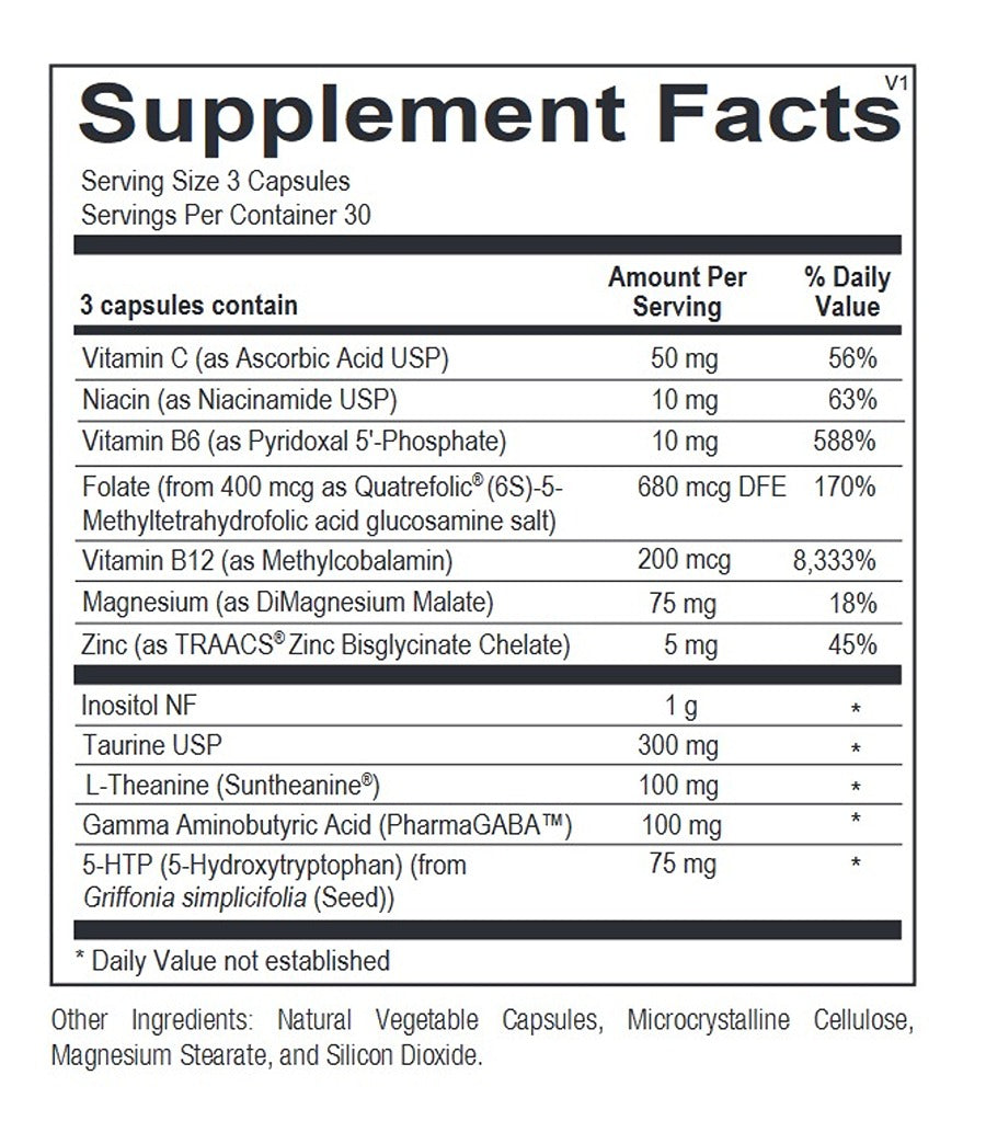 Ortho Molecular Cerenity 90 Capsules