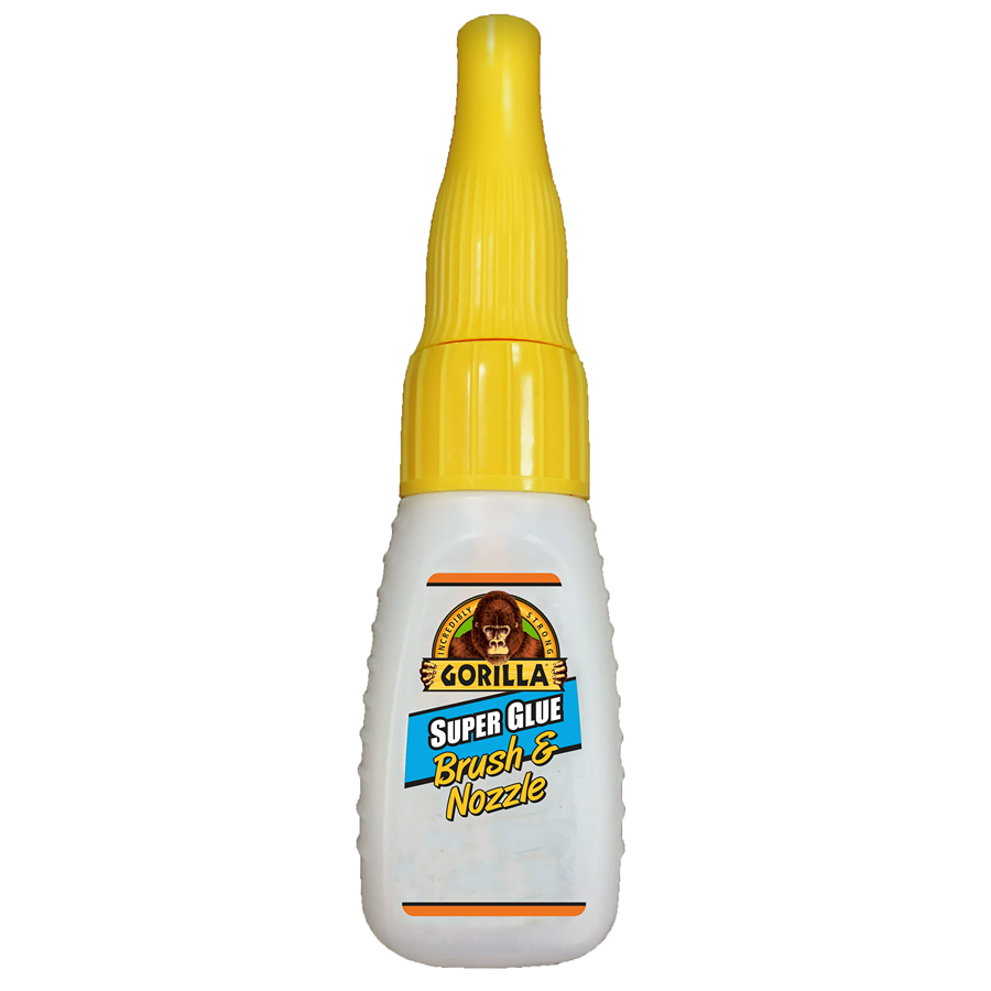 Gorilla Glue Super Glue with Brush & Nozzle .35oz