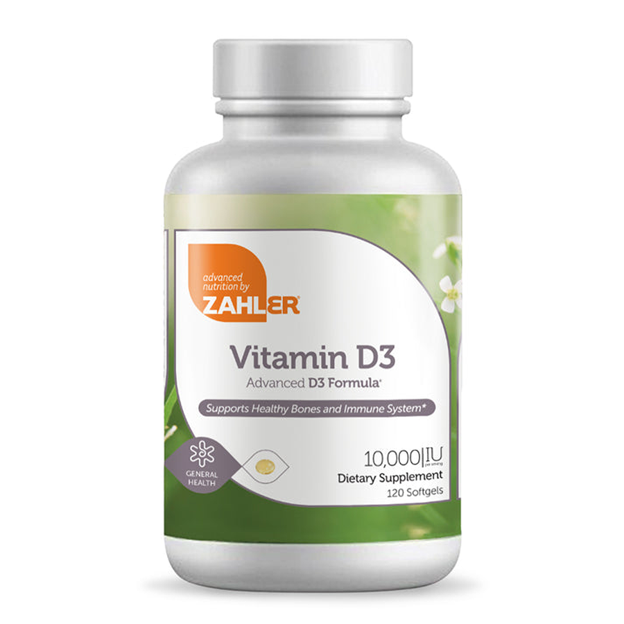 Zahler Vitamin D3 10,000 IU, 120 Softgels