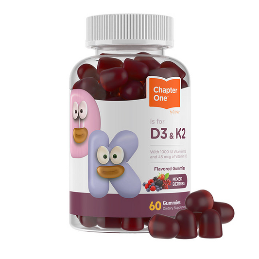 Zahler Vitamin D3 & K2 Gummies - Mixed Berries 60 Gummies