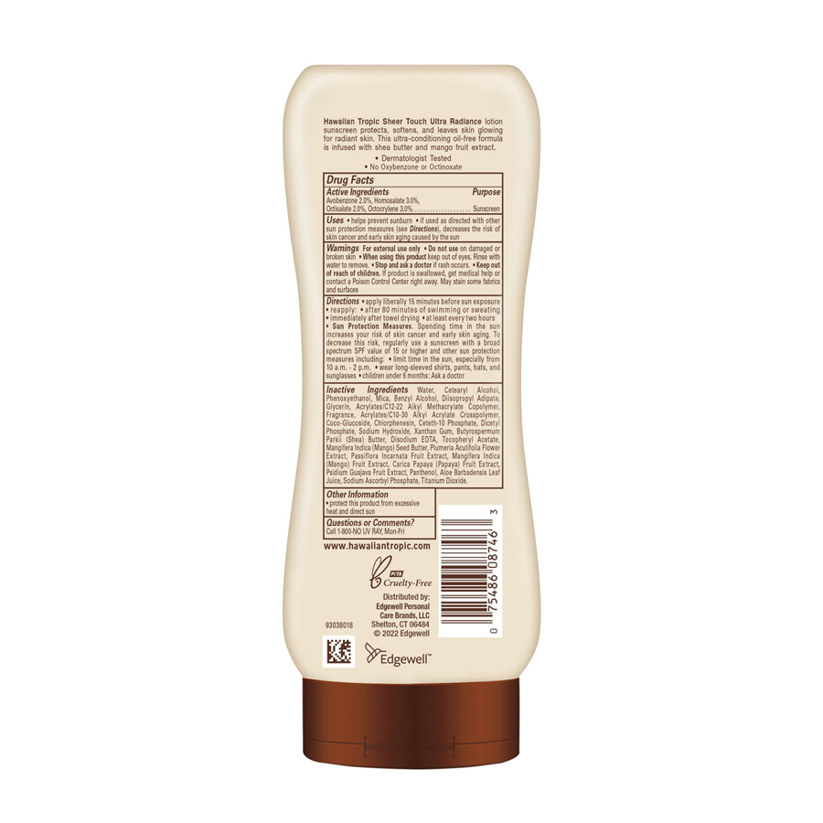 Hawaiian Tropic Sheer Touch Ultra Radiance Lotion Sunscreen - 8oz