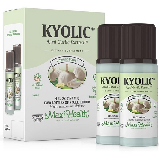 Maxi Health Kyolic Aged Garlic Liquid Extract - Twin Pack, 2 fl oz