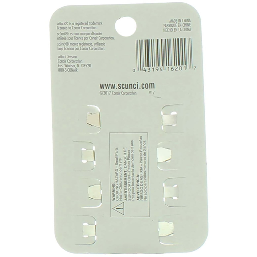 Scunci Medium Hair Clips, 4ct